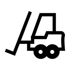 forklift truck icon vector illustration