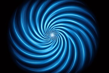 Obraz premium Abstract blue swirling vortex background creating a mesmerizing visual effect