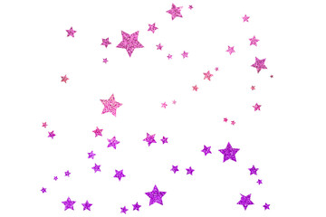 Glitter stars decorations