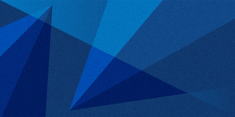 Black dark navy blue silver abstract pattern background. Geometric shape. Line triangle angle fold polygon diamond 3D. Color gradient ombre. Rough grain noise. Light shadow. Matte shimmer. Minimum.