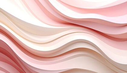 Abstract background with gentle flowing layers in soft pink tones