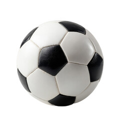 Classic Black and White Soccer Ball [Transparent Background PNG].