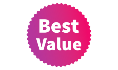 Best Value Pink Authentic sticker design, stamp, labels on vector web shopping stickers isolated on PNG or Transparent Background