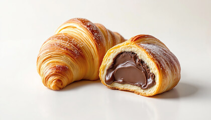 Two fresh Croissants