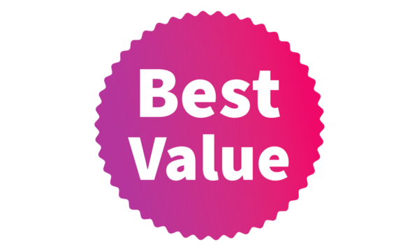 Best Value Pink Authentic sticker design, stamp, labels on vector web shopping stickers isolated on PNG or Transparent Background