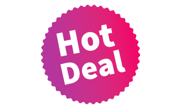 Hot Deal Pink Authentic sticker design, stamp, labels on vector web shopping stickers isolated on PNG or Transparent Background