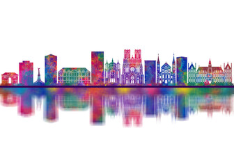 Reims France Skyline Cityscape Skyscraper