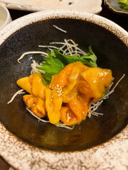 石巻名物ホヤの刺し身