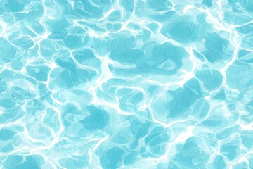 Obraz premium Abstract, light-blue water surface with rippling patterns