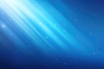 Bright, diagonal light beams on deep blue