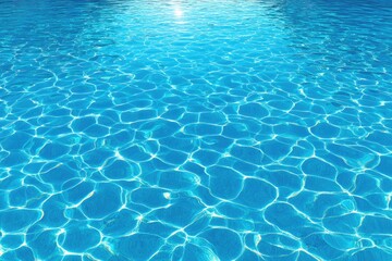 Obraz premium Sunlight reflecting on rippled, turquoise water