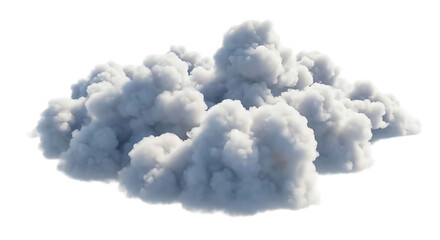 Cumulus clouds graphic design element
