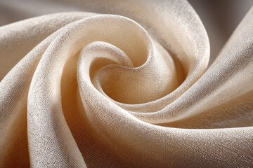 Elegant Swirls of Shimmering Fabric Texture