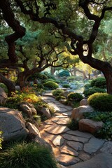Tranquil Garden Path