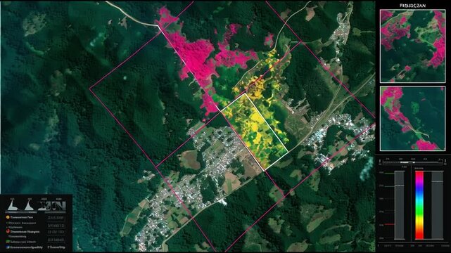 Satellite imagery reveals land use changes in Guatemalan locality over time