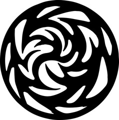 Obraz premium This circular vector pattern design features an elegant and seamless ornamental motif, perfect for decorative projects,
