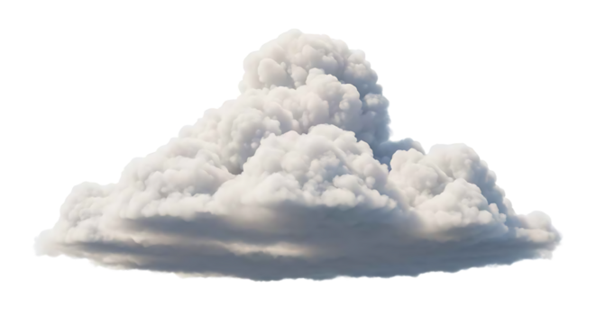 Fluffy cumulus cloud image - Powered by Adobe