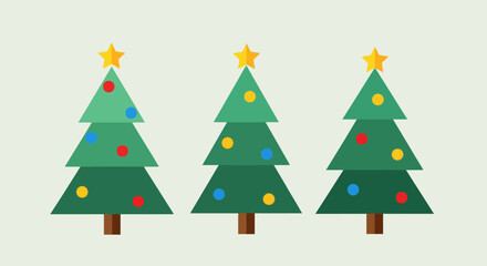 Christmas tree set with festive decorations and ornaments for holiday celebration