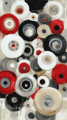 Abstract Circles Composition