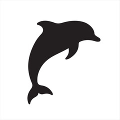 Minimal Elk Silhouette Icon on White