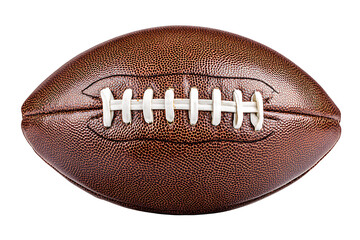 Vintage american football isolated on transparent background