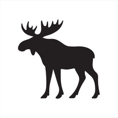 Notebook Silhouette Icon on White