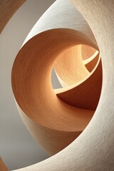 Abstract Spiral Staircase Detail