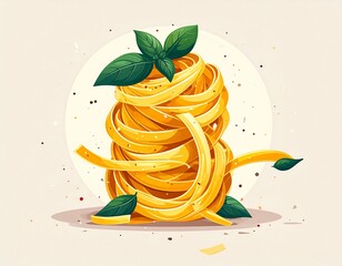 illustration of banana on a plate