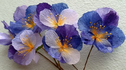 Pansies Grouping Together