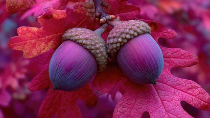 Vibrant Acorns