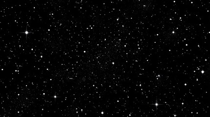 Night sky, countless stars scattered across black void