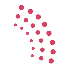 Pink Circle Pattern Arrangement Shape Abstract Illustration