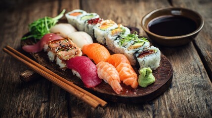 beautiful sushi dishes