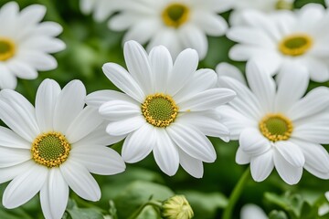 Fototapeta premium Close-up of white daisies