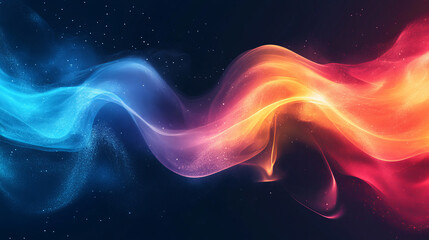 Obraz premium Abstract swirling, vibrant colors (2)