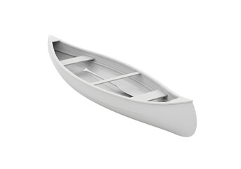 Canoe: A Timeless Vessel of Exploration isolated on transparent background