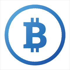 Bitcoin Cryptocurrency Coin | Blockchain & Token Vector (EPS 10)