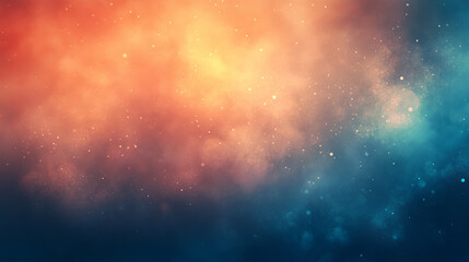 Abstract gradient background with soft, blended colors and subtle particles