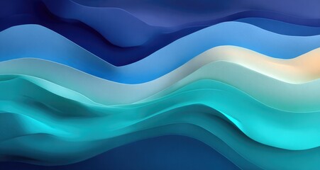 Fototapeta premium Abstract waves of soft, flowing colors
