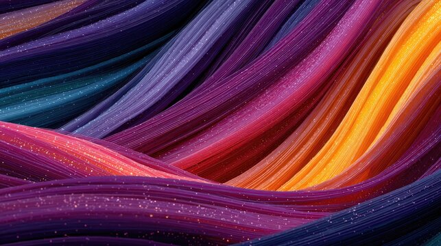 Colorful Abstract Flowing Swirls