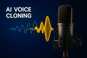 AI Voice Cloning Technology with Synthetic Speech for Digital Media