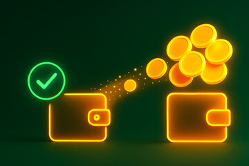 Digital Coin Flow with Cryptocurrency Transactions for Blockchain