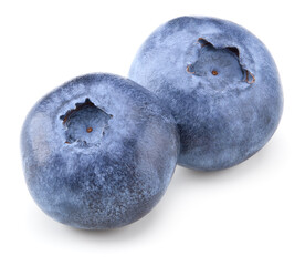 Obraz premium blueberries isolated on white background. clipping path