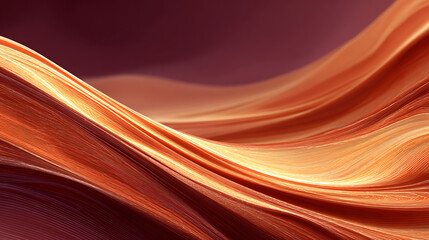 Abstract brown and orange waves background wallpaper desktop design graphic art illustration modern texture
