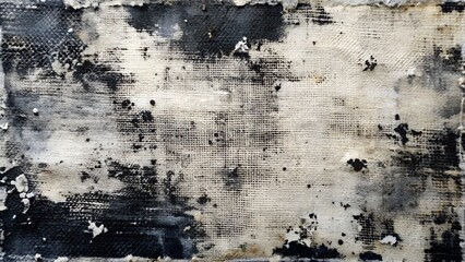 Abstract grunge texture with black and white elements
