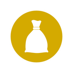 Money Bag icon isolated on transparent background