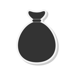 Money Bag icon isolated on transparent background