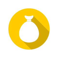 Money Bag icon isolated on transparent background