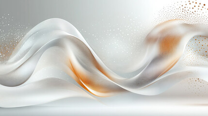 Abstract background design with flowing shapes and shimmering textures