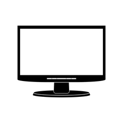 Computer Screen Simple icon isolated on transparent background